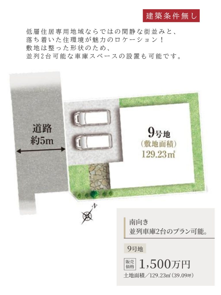 北区　スマートガーデン大池　土地（5区画）